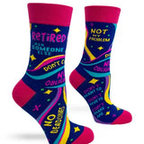 Retired Ask Someone Else Women's Novelty Socks