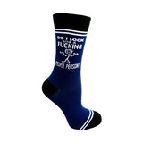 Do I Look Like A Fucking People Person - Hey Now Unisex Crew Socks