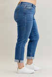 Judy Blue - Mid Rise Boyfriend Classic Cuffed
