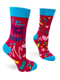 I See More Private Parts Than A Hooker Women's Crew Socks