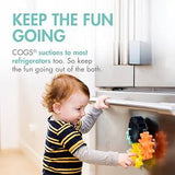 Cogs Water Gears Bath Toy - Navy/Yellow