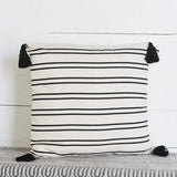 Black/White Stripe Pillow