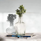 Light Grey Green Glass Vase