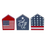 MDF Americana House Block Decor