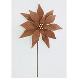 Fabric Poinset Stem