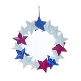 Mini Metal Starry Americana Wreath
