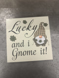SIGN ST PATS LUCKY GNOME