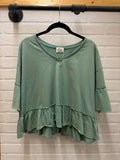 Willow Ruffle Crop