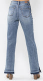 Judy Blue - High Waist Dad Straight W Harsh Tint Destroy