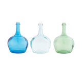 BOTTLENECK GLASS VASES