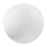 WHITE FINISH WOOD BALL DECOR