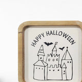 WOOD SIGN "HAPPY HALLOWEEN"