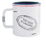 LAKE CALLING STAMPED LAKE MUG