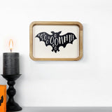 WOOD SIGN "BAT"