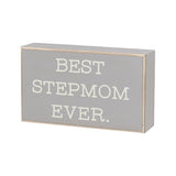 Stepmom Gray Box Sign