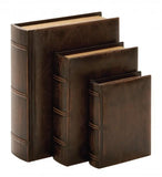 Wood Leather Book