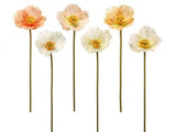 23" Poppy Spray(6clr/asst)asst