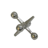 Silver Metal Jacks Decor
